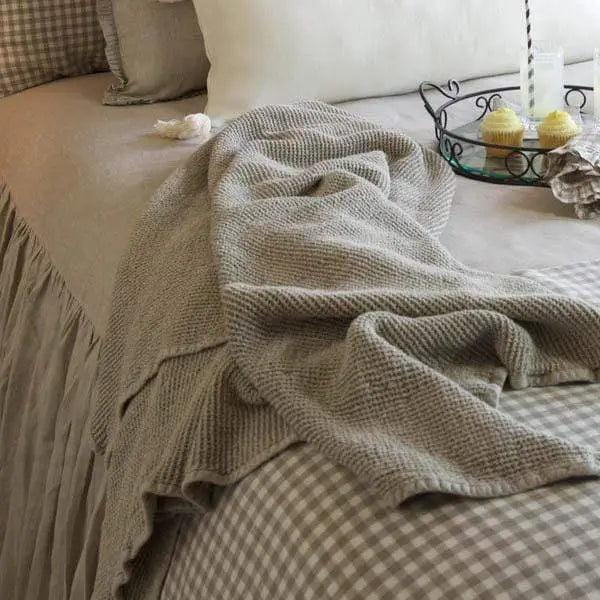 Linen Sand Throw