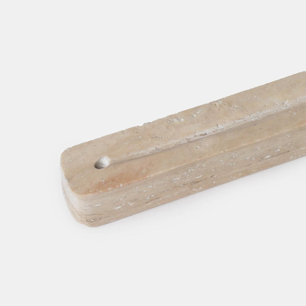 Travertine Incense Holder