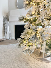 Load image into Gallery viewer, 6.5 ft Snow Pine Tree 450 Warm White LED
